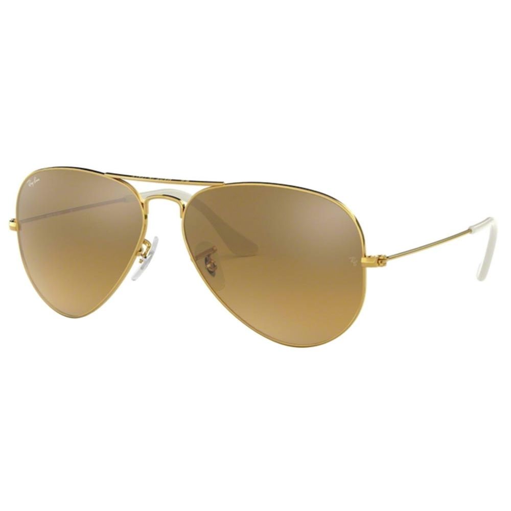 Ray-Ban نظارة شمسيه AVIATOR LARGE METAL RB 3025 001/3K B