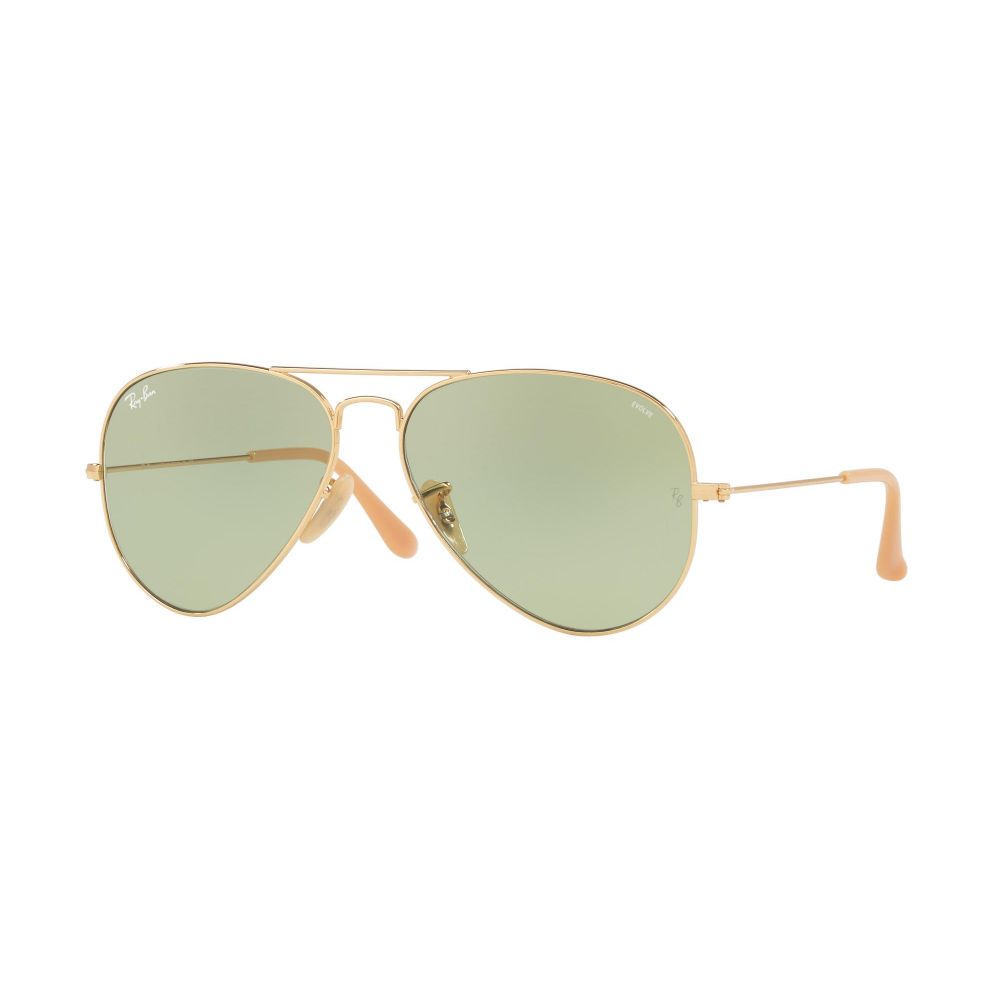 Ray-Ban نظارة شمسيه AVIATOR LARGE METAL RB 3025 EVOLVE LENSES 9064/4C