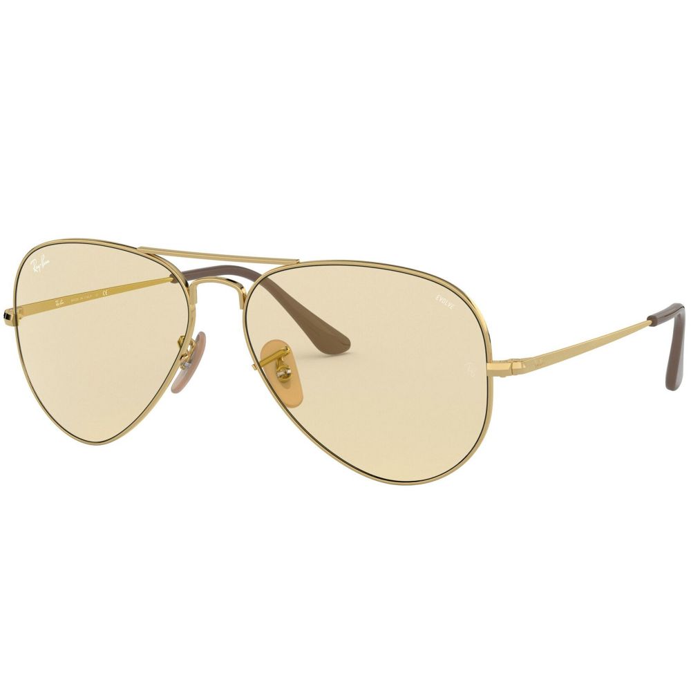 Ray-Ban نظارة شمسيه AVIATOR METAL II RB 3689 001/T2