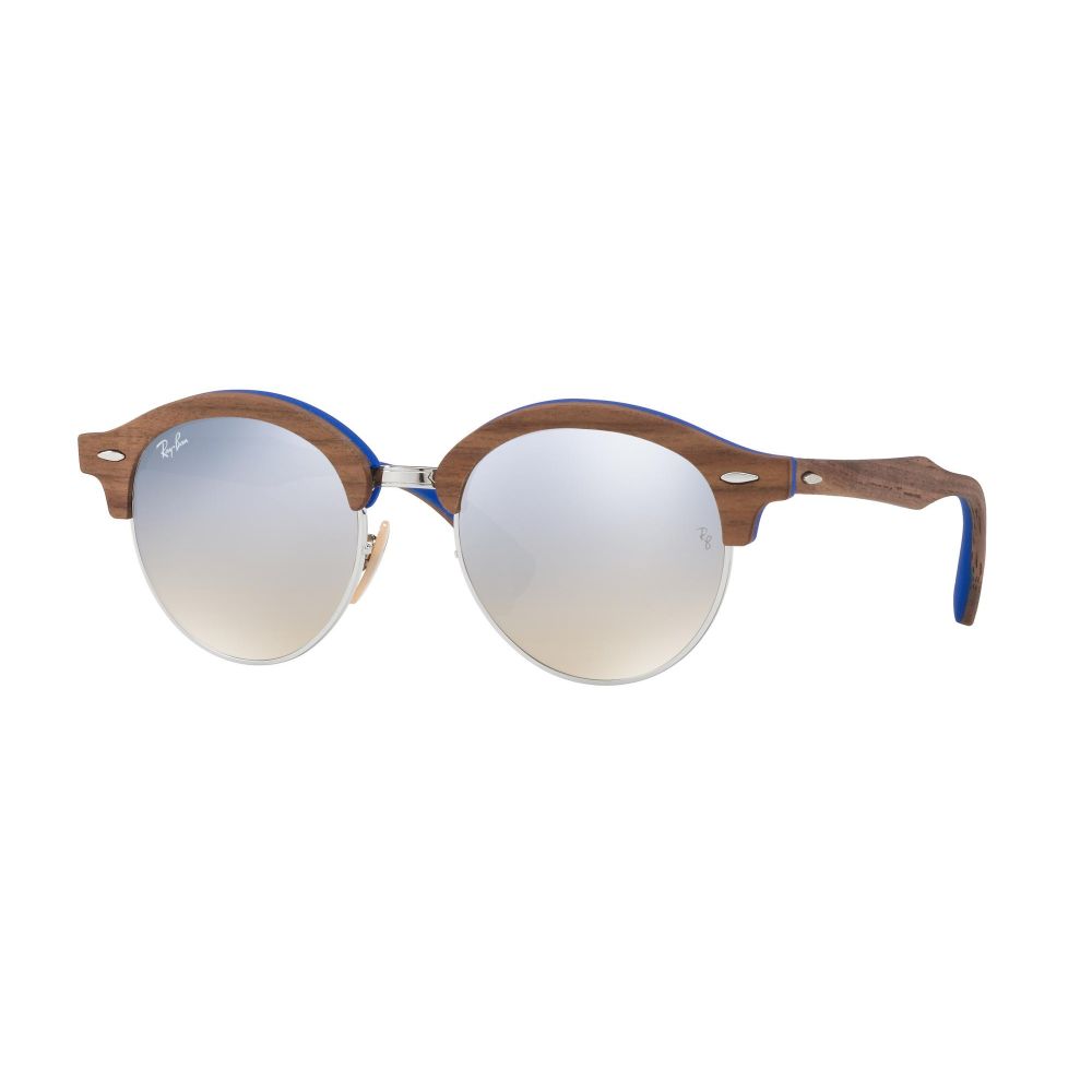 Ray-Ban نظارة شمسيه CLUBROUND WOOD RB 4246M 1217/9U A