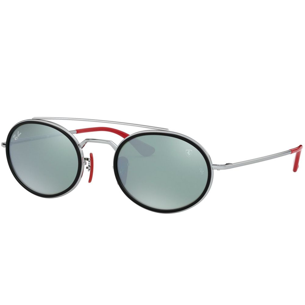 Ray-Ban نظارة شمسيه OVAL RB 3847M SCUDERIA FERRARI F031/30