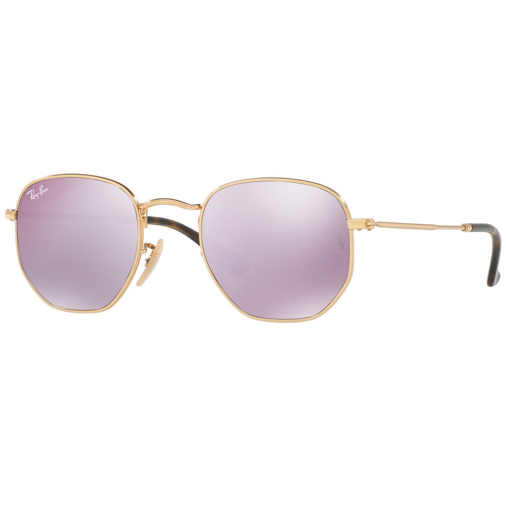 Ray-Ban Сонечныя акуляры HEXAGONAL METAL RB 3548N 001/8O