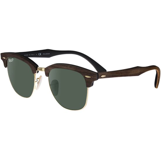 Ray-Ban Sluneční brýle CLUBMASTER WOOD RB 3016M 1181/58