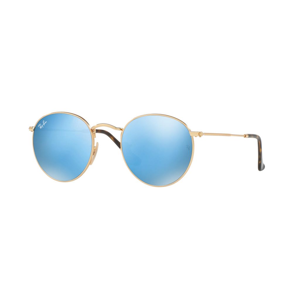 Ray-Ban Sluneční brýle ROUND METAL RB 3447N 001/9O