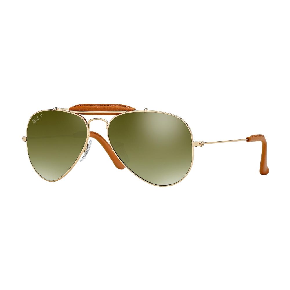 Ray-Ban Sonnenbrille RB 3422Q (LEATHER INSERTS) 001/M9