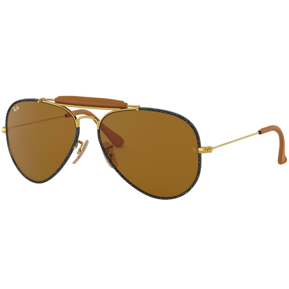 Ray-Ban Sonnenbrille RB 3422Q (LEATHER INSERTS) 9192/33