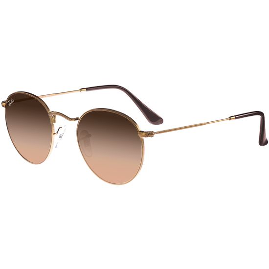 Ray-Ban Sonnenbrille ROUND METAL RB 3447 9001/A5