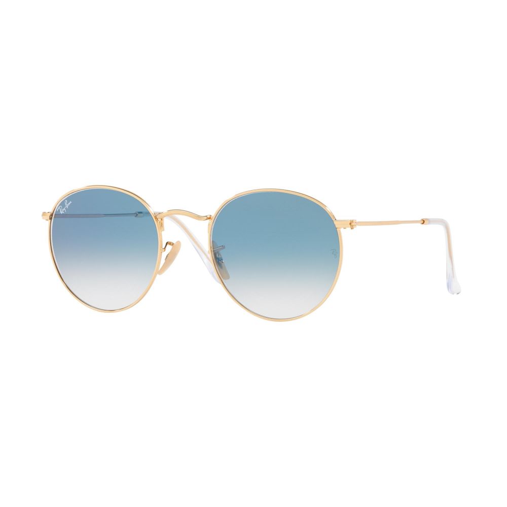 Ray-Ban Sunglasses ROUND METAL RB 3447N 001/3F A