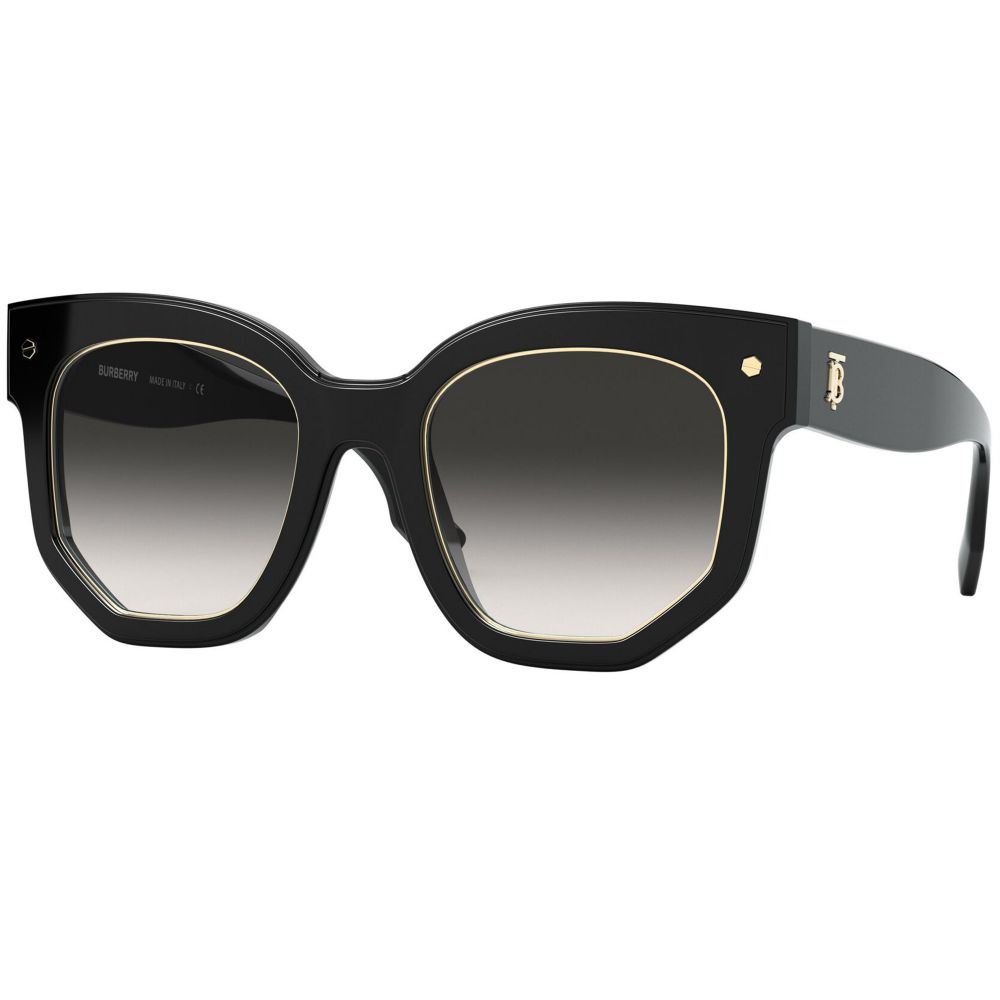 Burberry Kacamata hitam B MONOGRAM BE 4307 3001/8G