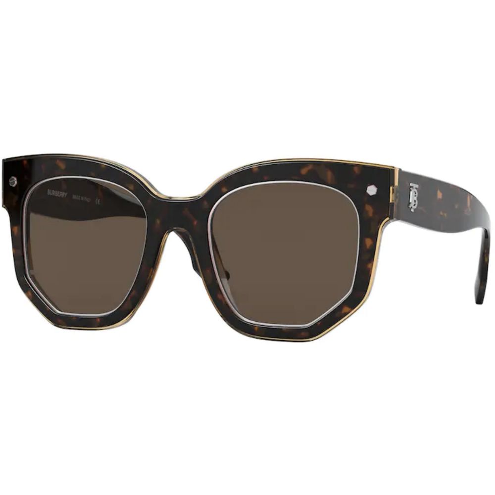Burberry Kacamata hitam B MONOGRAM BE 4307 3660/73