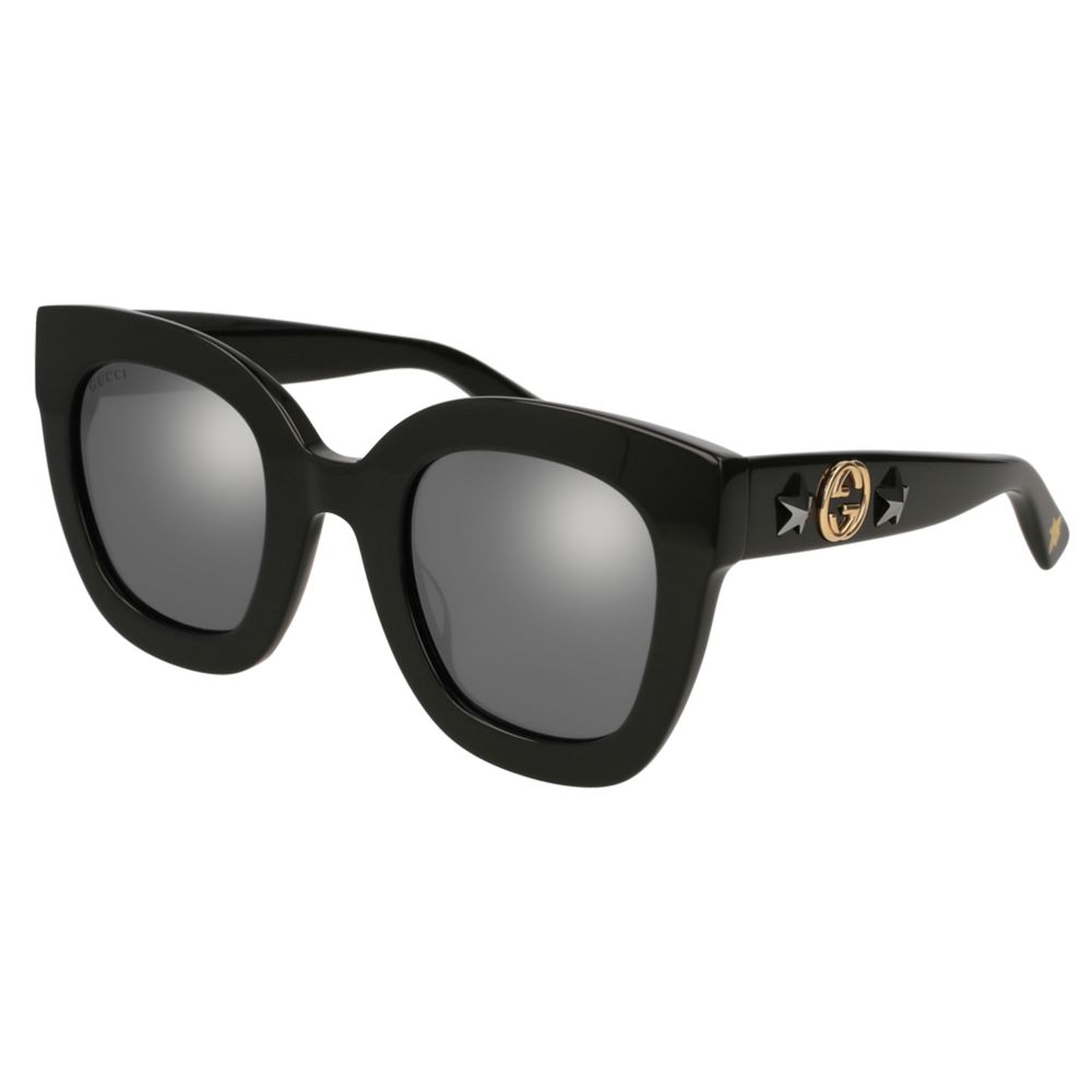 Gucci Kacamata hitam GG0208S 002 AF