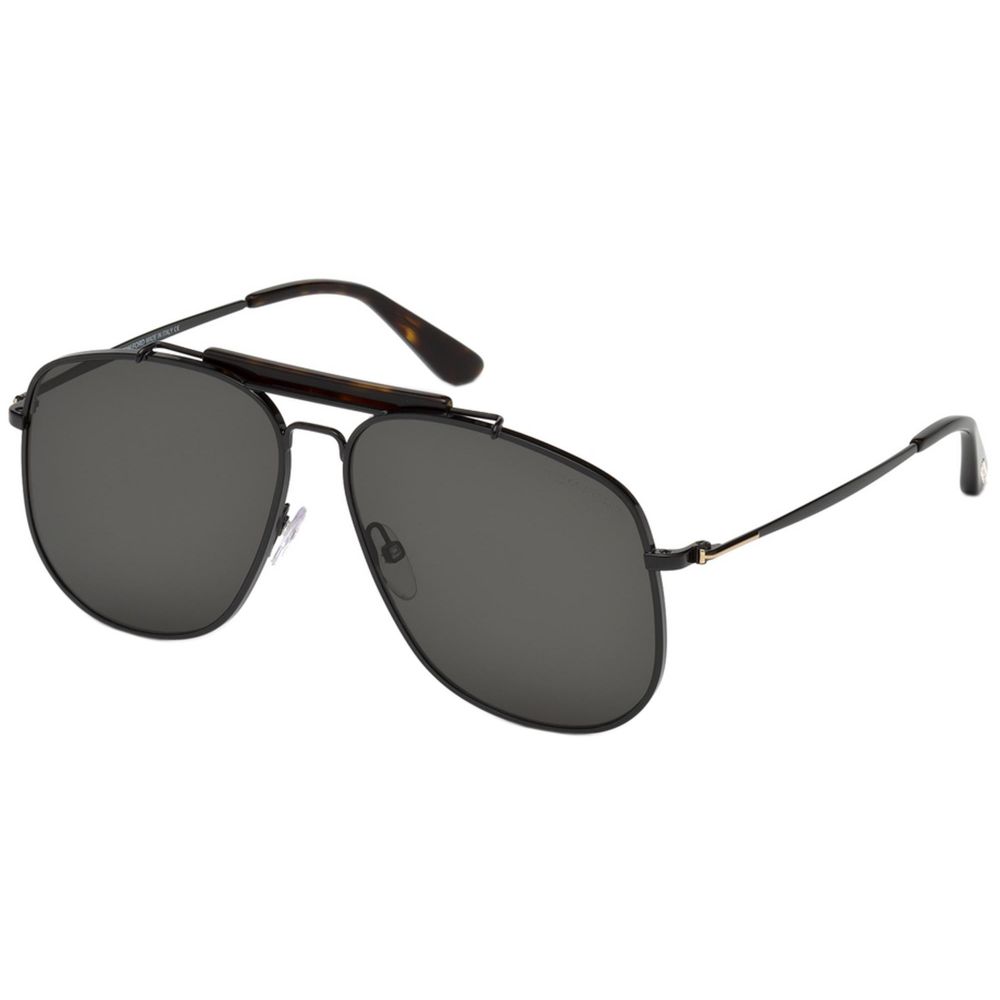 Tom Ford Kacamata hitam CONNOR-02 FT 0557 01A A