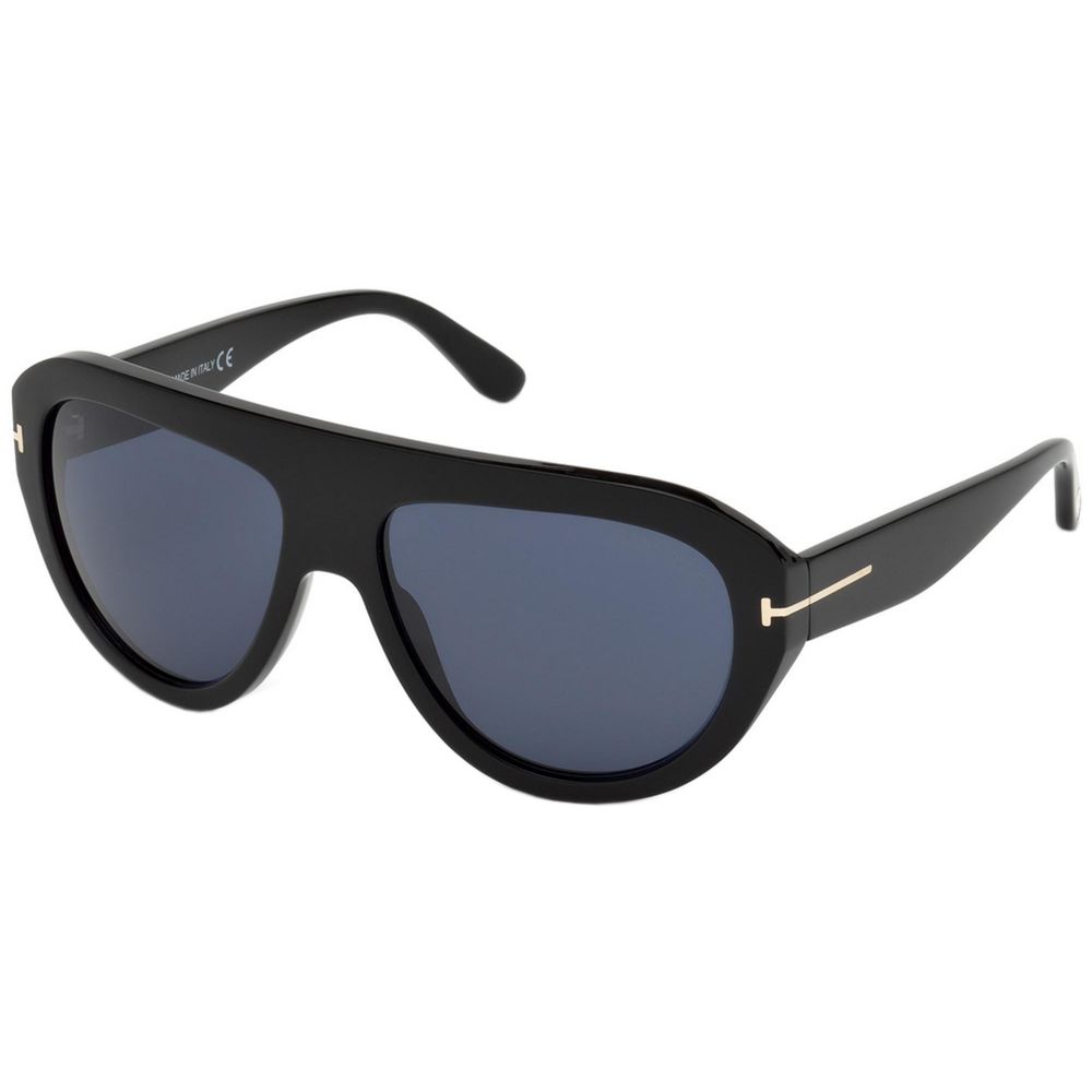 Tom Ford Kacamata hitam FELIX-02 FT 0589 01V G