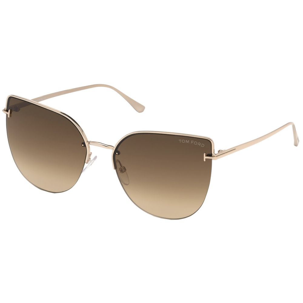 Tom Ford Kacamata hitam INGRID-02 FT 0652 28F I
