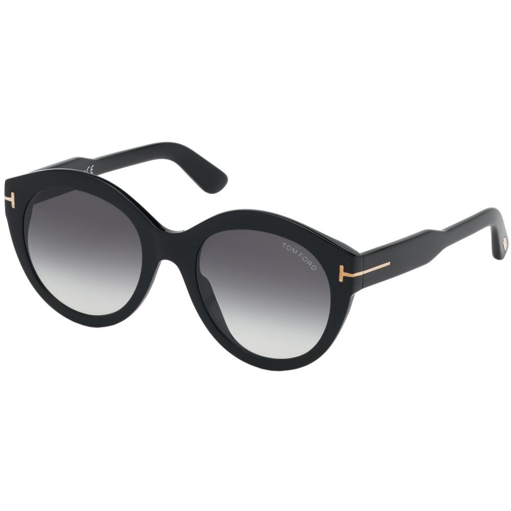 Tom Ford Kacamata hitam ROSANNA FT 0661 01B A
