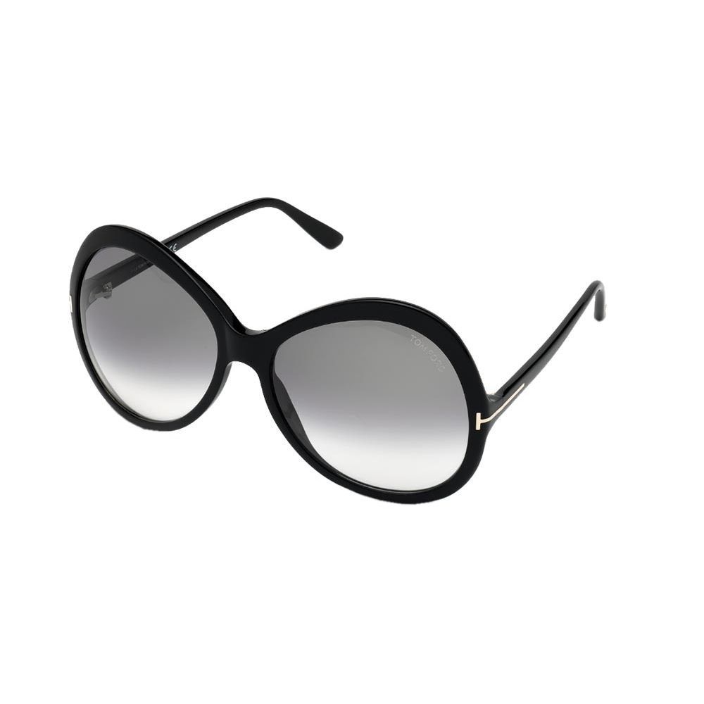 Tom Ford Kacamata hitam ROSE FT 0765 01B