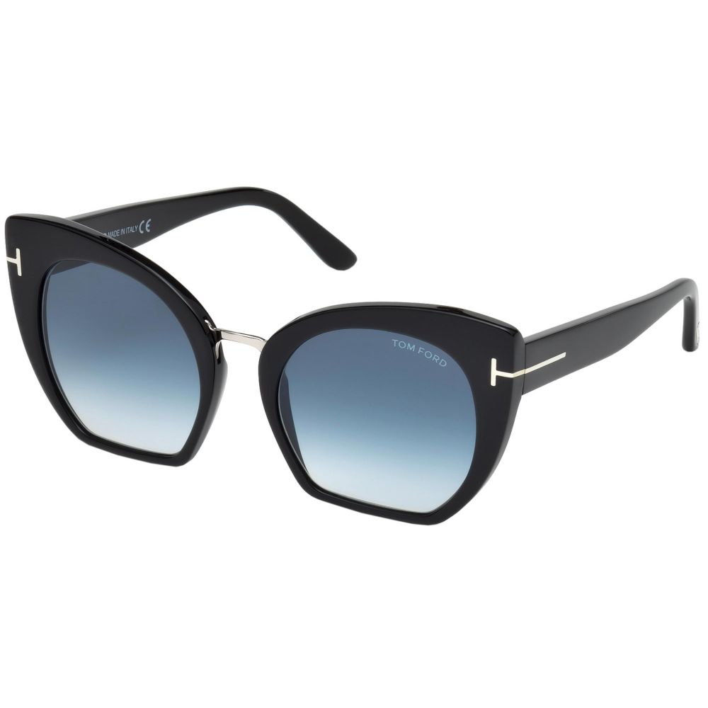 Tom Ford Kacamata hitam SAMANTHA-02 FT 0553 01W A
