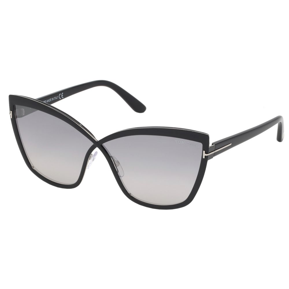 Tom Ford Kacamata hitam SANDRINE-02 FT 0715 01C