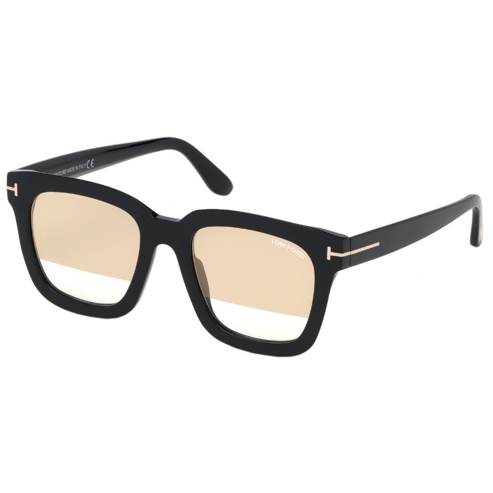 Tom Ford Kacamata hitam SARI FT 0690 01G E