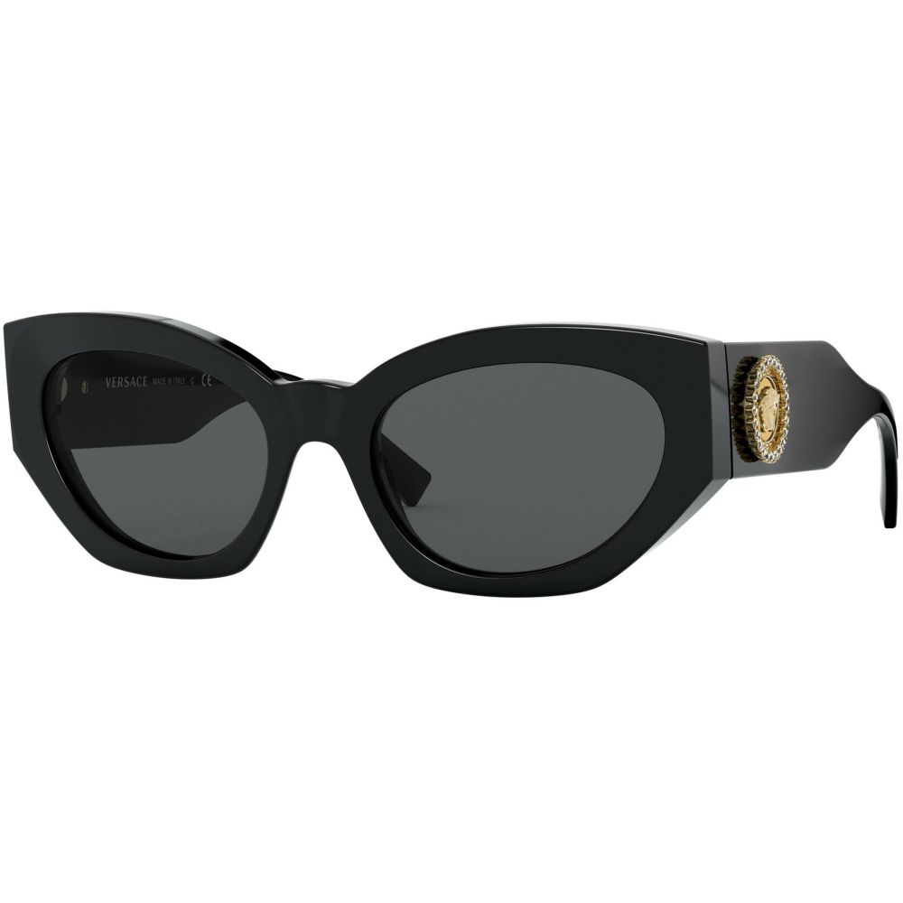 Versace Kacamata hitam MEDUSA CRYSTAL VE 4376B GB1/87