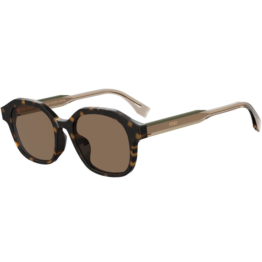 Fendi Okulary przeciwsłoneczne FENDI ROMA AMOR FF M0083/F/S 086/70