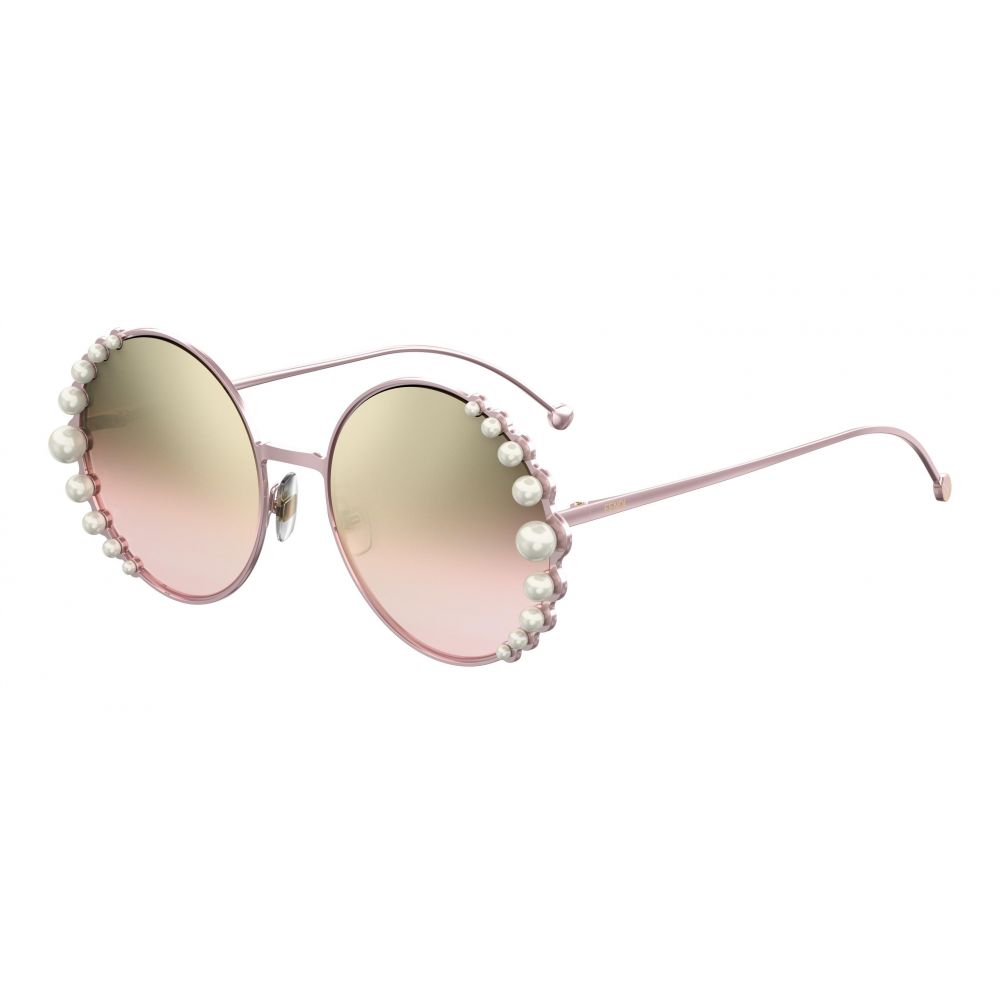 Fendi Okulary przeciwsłoneczne RIBBONS AND PEARLS FF 0295/S 35J/53